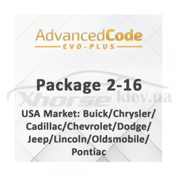 Активация Package 2-16 - USA vehicles для EVO Plus