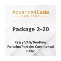 Активация Package 2-20 Kessy VAG/Bentley/Porsche/Porsche Continental ID:47 для EVO Plus