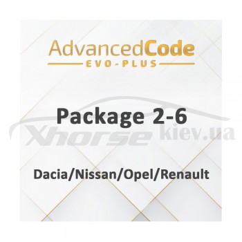 Активация Package 2-6 - Dacia/Nissan/Opel/Renault для EVO Plus