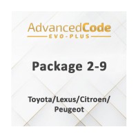Активация Package 2-9 - Toyota/Lexus/Citroen/Peugeot для EVO Plus
