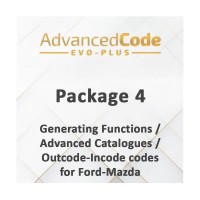 Активация Package 4 - Generating Functions / Advanced Catalogues / Outcode-Incode codes for Ford-Mazda для EVO Plus