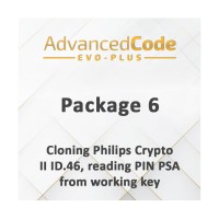 Активация Package 6 Cloning Philips Crypto II ID.46, reading PIN PSA для EVO Plus