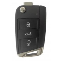Смарт ключ Volkswagen MQB48 434MHZ 3 but выкидной KYDZ с жалом HU162