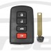 Смарт ключ Toyota Camry Corolla 3+1 Buttons 433MHz