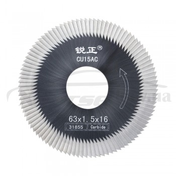 Фреза дисковая отрезная ⌀63x1,5x⌀16 Raise