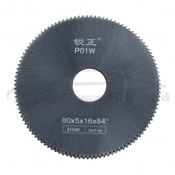 Фреза дисковая угловая ⌀80x5x⌀16x84° Carbide Raise