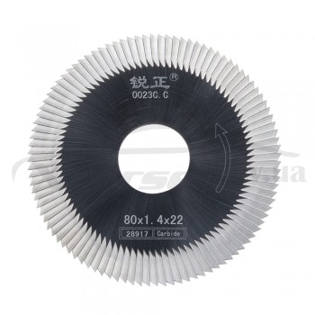 Фреза дисковая отрезная ⌀80x1,4x⌀22 Raise