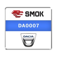 Активация Smok DA0007 Dacia RH850 2022 Dashboard