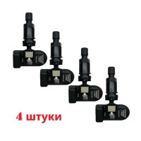 Комплект от 4 шт. Датчик TPMS универсальный CGSULIT TS01-sensor 433/315 МГц black metal