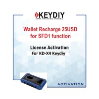Поповнення рахунку Keydiy на $25 для токенів SFD1 на KD-X4