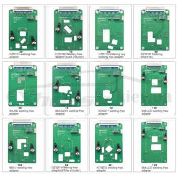 Комплект адаптерів KEYDIY 12 шт для роботи без паяння з BMW BDC2 BDC3 BCP VAG MQB49 5C 5D