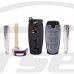 Смарт ключ Keydiy FGB08 5C 5D в корпусе Audi 3 but HU-6 / HU162T (polished)