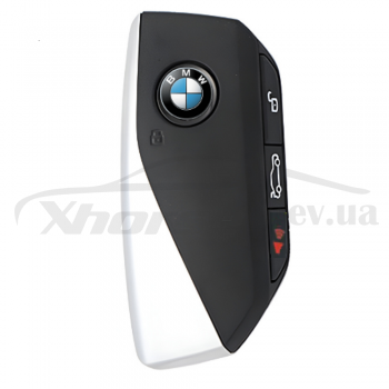 Корпус смарт-ключа BMW New Style 4 кнопки чорно-сірого кольору