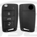 Смарт-ключ KEYDIY DZ-ZB15-3 для Volkswagen MQB 5C з лезом HU66