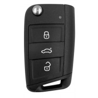 Смарт-ключ KEYDIY DZ-ZB15-3 для Volkswagen MQB 5C з лезом HU66