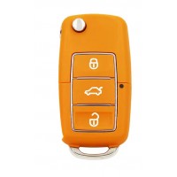 Ключ универсальный выкидной KD B01-3 Luxury Yellow 3 but Keydiy