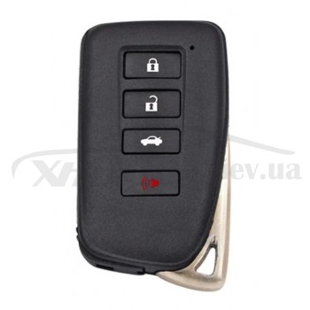 Ключ универсальный Smart KD TB01A-4 Toyota 8A 4-but Keydiy