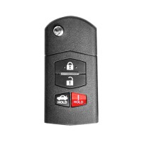 Ключ универсальный выкидной KD B14-3+1 3 but+PANIC Keydiy