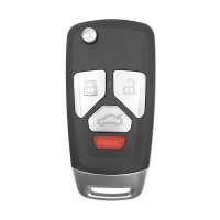 Ключ универсальный выкидной KD B27-3+1 3 but+PANIC Keydiy