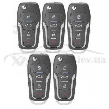 АКЦИЯ 5 шт за $10!!! Корпус выкидного ключа Ford 3 but + Panic