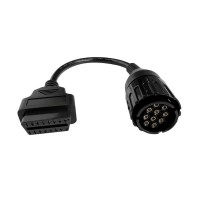 Кабель-адаптер OBD2 для мотоциклов BMW ICOM cable (10-контактный)