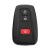 Корпус smart ключа Toyota (Prius, Corolla) 2+1 but TOYO30 / TOY48