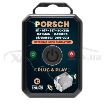 Эмулятор защелки руля для автомобилей Porsche 911, 997, 987 Boxster, Cayman, Carrera 2005-2012 со звуком