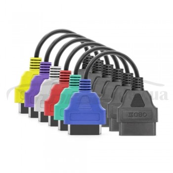 Комплект кабелей FIAT ECU Scan Adaptors OBD2 (6 шт.)