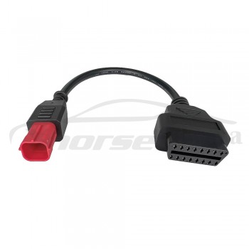 Кабель-адаптер OBD2 для мотоциклов Honda (6-контактный)