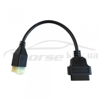 Кабель-адаптер OBD2 для мотоциклов Kawasaki (6-контактный)