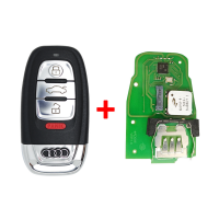 Плата смарт-ключа Xhorse XSADJ1(NEW) с корпусом smart ключа AUDI 4 but