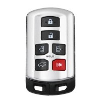 Корпус smart ключа Toyota (Sienna 2011-2020) 5+1 but TOYO30/TOY48