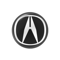 Стикер (наклейка) 14 мм Acura для автомобильного ключа