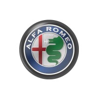 Стикер (наклейка) 14 мм Alfa Romeo для автомобильного ключа