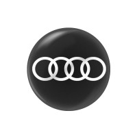 Стикер (наклейка) 14 мм Audi для автомобильного ключа