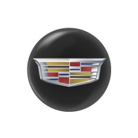 Стикер (наклейка) 14 мм  Cadillac для автомобильного ключа
