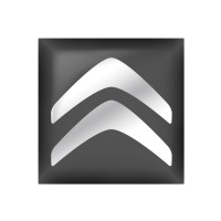 Стикер (наклейка) квадрат 15,6х15,6 Citroen для автомобильного ключа