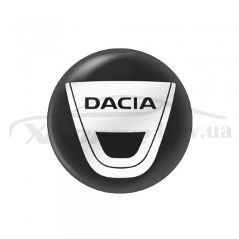 Стикер (наклейка) 14 мм Dacia для автомобильного ключа
