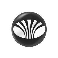 Стикер (наклейка) 14 мм Daewoo для автомобильного ключа