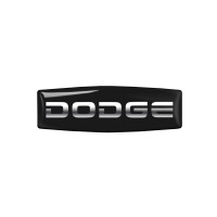Стикер (наклейка) прямоугольник 26,5х7,7 мм Dodge для автомобильного ключа