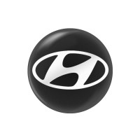 Стикер (наклейка) 14 мм Hyundai для автомобильного ключа