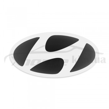 Стикер (наклейка) овал 16,5х8,5 мм Hyundai для автомобильного ключа