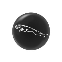 Стикер (наклейка) 14 мм Jaguar для автомобильного ключа