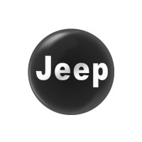 Стикер (наклейка) 14 мм Jeep для автомобильного ключа