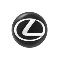 Стикер (наклейка) 14 мм Lexus для автомобильного ключа