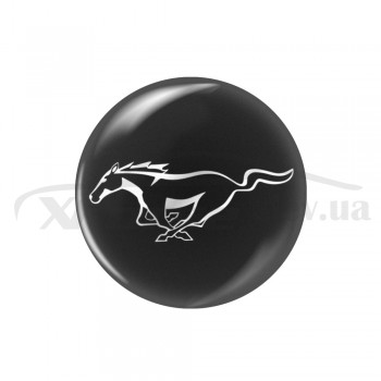 Стикер (наклейка) 14 мм Mustang для автомобильного ключа