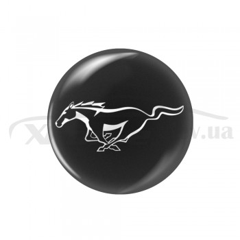 Стикер (наклейка) 16 мм Mustang для автомобильного ключа