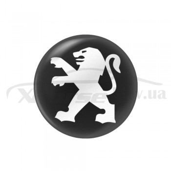 Стикер (наклейка) 14 мм Peugeot для автомобильного ключа