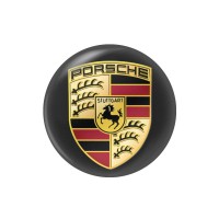 Стикер (наклейка) 14 мм Porsche для автомобильного ключа