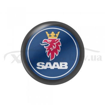Стикер (наклейка) 14 мм Saab для автомобильного ключа